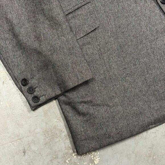 Bespoke Richard Anderson Savile Row Blazer Wool Cashmere Sport Coat Grey 42S - Picture 4 of 8